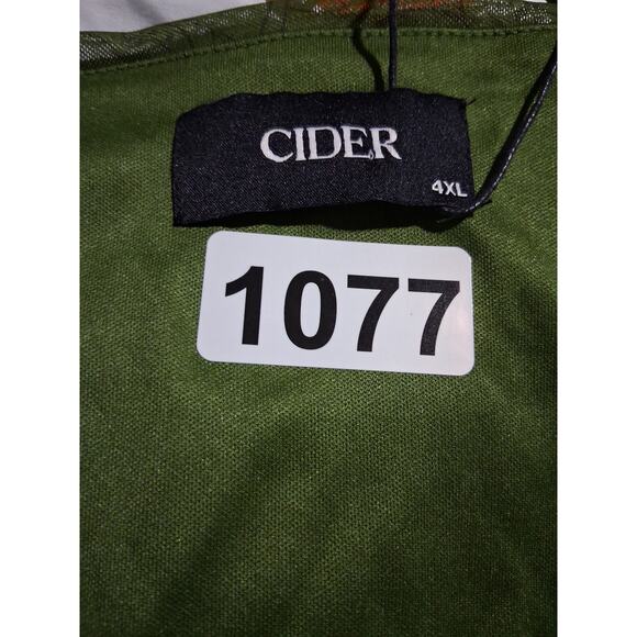 Cider Whimsical Fairycore Women size 4X Babydoll Butterfly Split Mesh Maxi Dress - Picture 11 of 12